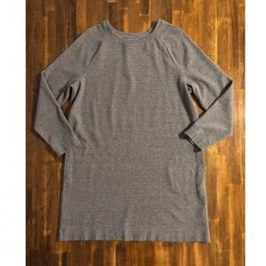 J. Jill Women Medium Petite Tunic Dress Top Pullover Cotton Knit Stretch Pockets